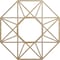 Ekena Millwork Guardian Wood Fretwork Pierced Ceiling Medallion, Birch, 20"OD x 7 3/4"ID x 1/4"T CMWP20X20X0250GDBI - alternate 1